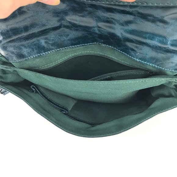 Danier Teal Crossbody Bag - Picture 8 of 15